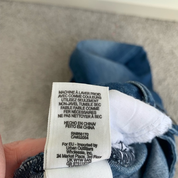 Free People Zipper Ankle Skinny Medium Washed Denim Blue Jeans Size W 27 - Picture 9 of 10